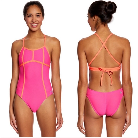 speedo tie back one piece